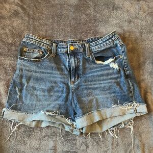 Universal Thread Blue Distressed Jean Shorts